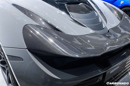 Carbonado 2017-2022 McLaren 720S OEM Style Carbon Fiber Rear Trunk Air Intake Vents Replacement