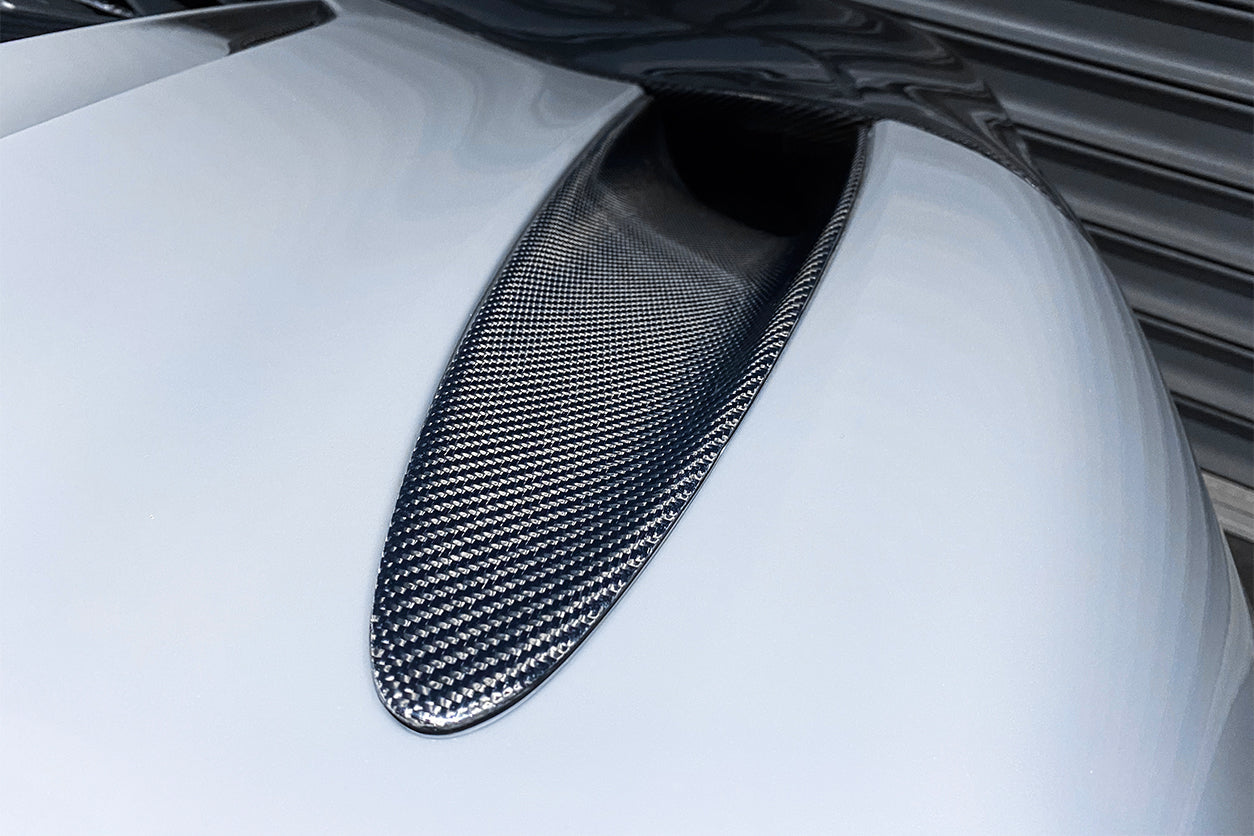DarwinPRO 2017-2023 McLaren 720s Dry Carbon Fiber Rear Trunk Air Intake Vents Replacement