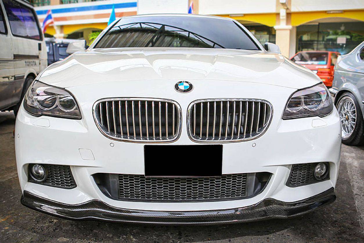 Carbonado 2011-2016 BMW F10 5 Series M-Tech AK Style Carbon Fiber Front Lip