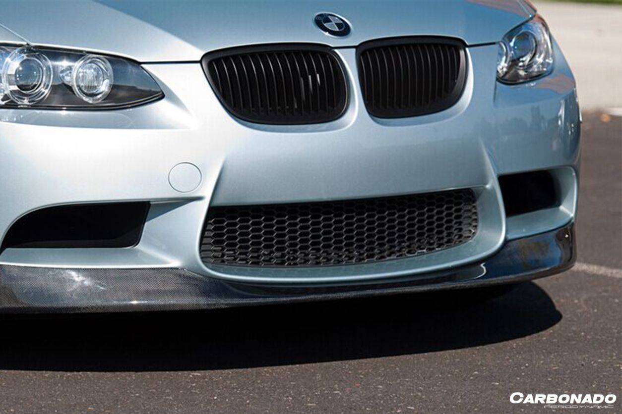 Carbonado 2008-2012 BMW M3 E90  E92  E93 AKM Style Carbon Fiber Front Lip