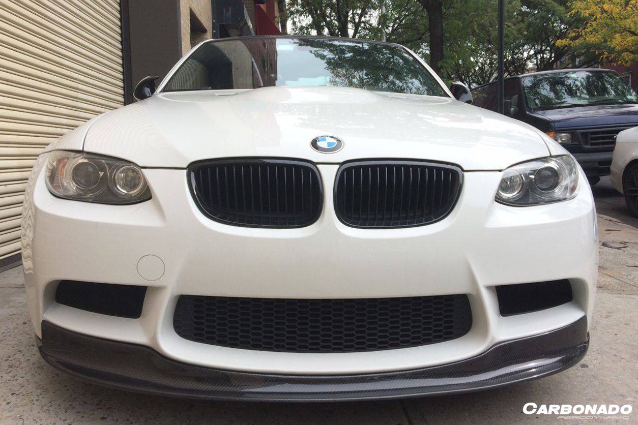 Carbonado 2008-2012 BMW M3 E90  E92  E93 AKM Style Carbon Fiber Front Lip