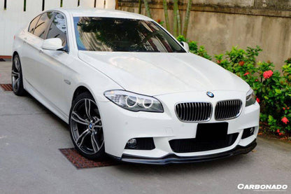 Carbonado 2011-2016 BMW F10 5 Series M-Tech AK Style Carbon Fiber Front Lip