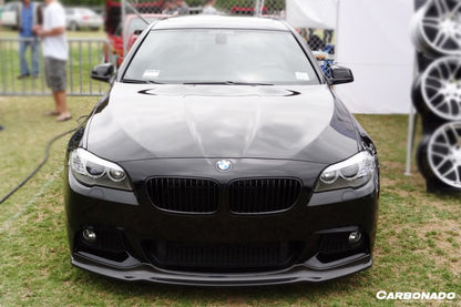 Carbonado 2011-2016 BMW F10 5 Series M-Tech AK Style Carbon Fiber Front Lip