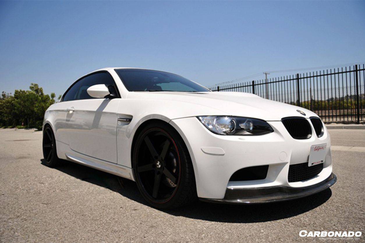 Carbonado 2008-2012 BMW M3 E90  E92  E93 AKM Style Carbon Fiber Front Lip