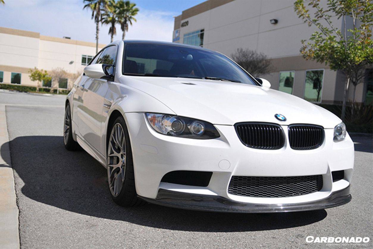 Carbonado 2008-2012 BMW M3 E90  E92  E93 AKM Style Carbon Fiber Front Lip