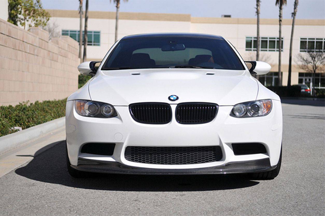 Carbonado 2008-2012 BMW M3 E90  E92  E93 AKM Style Carbon Fiber Front Lip