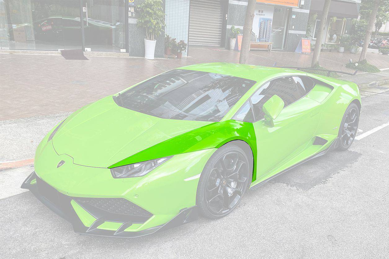 Carbonado 2015-2020 Lamborghini Huracan LP610 LP580 DE Style Front Fender Reaplacement