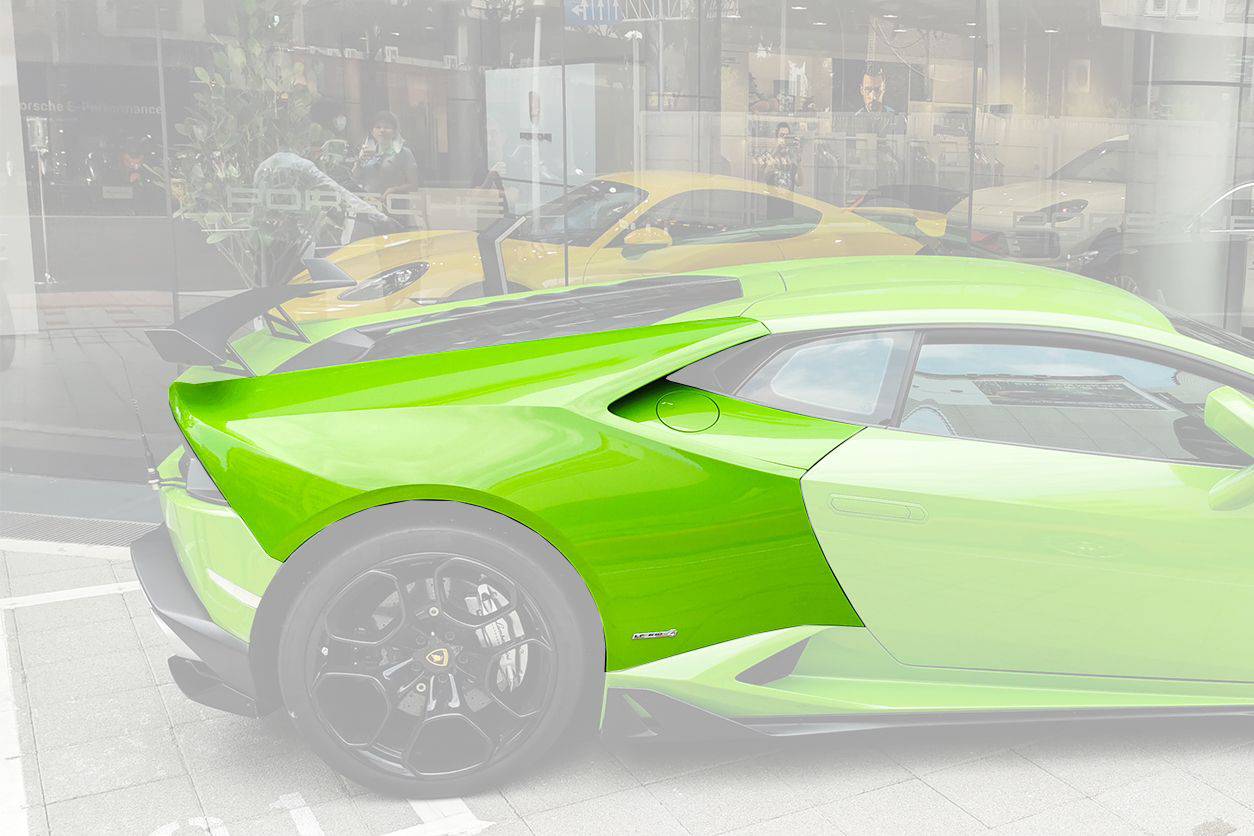Carbonado 2015-2020 Lamborghini Huracan LP610 LP580 DE Style Quarter Panel Rear Fender Reaplacement