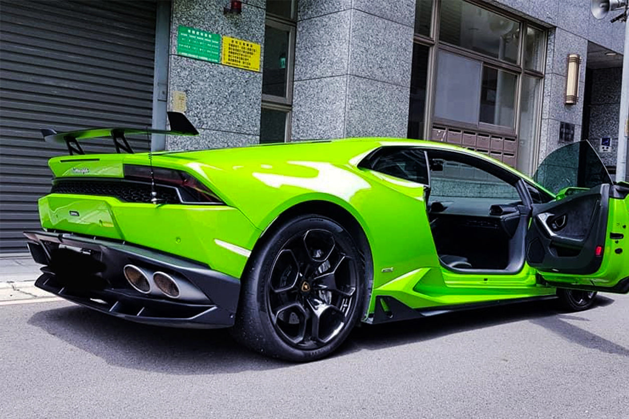Alerón de maletero de fibra de carbono DarwinPRO para Lamborghini Huracan LP610, LP580, EVO y Tecnica AO (2015-2025)