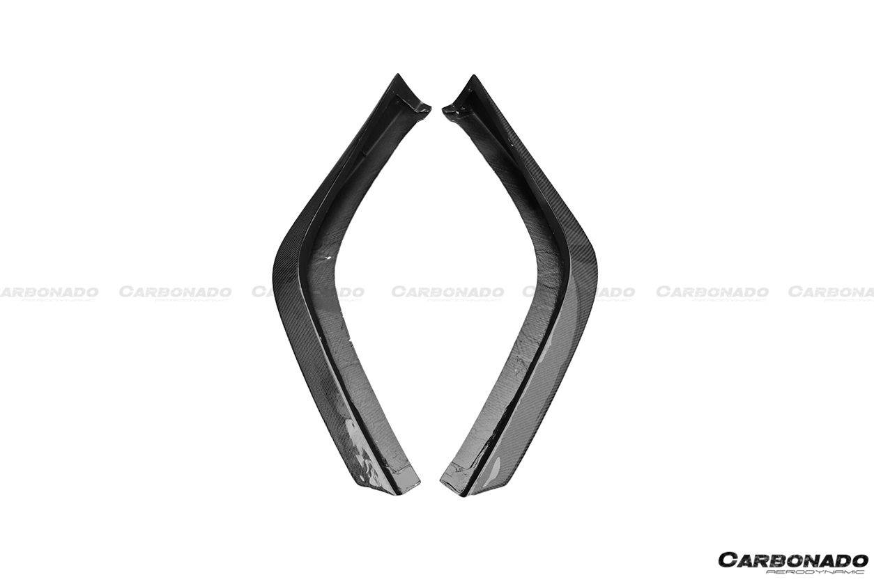 Carbonado 2010-2015 Ferrari F458 Coupe & Spider AP Style Carbon Fiber Front Lip