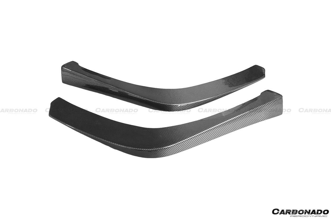 Carbonado 2010-2015 Ferrari F458 Coupe & Spider AP Style Carbon Fiber Front Lip