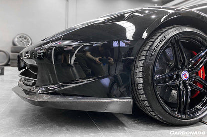 Carbonado 2010-2015 Ferrari F458 Coupe & Spider AP Style Carbon Fiber Front Lip