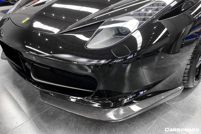 Carbonado 2010-2015 Ferrari F458 Coupe & Spider AP Style Carbon Fiber Front Lip