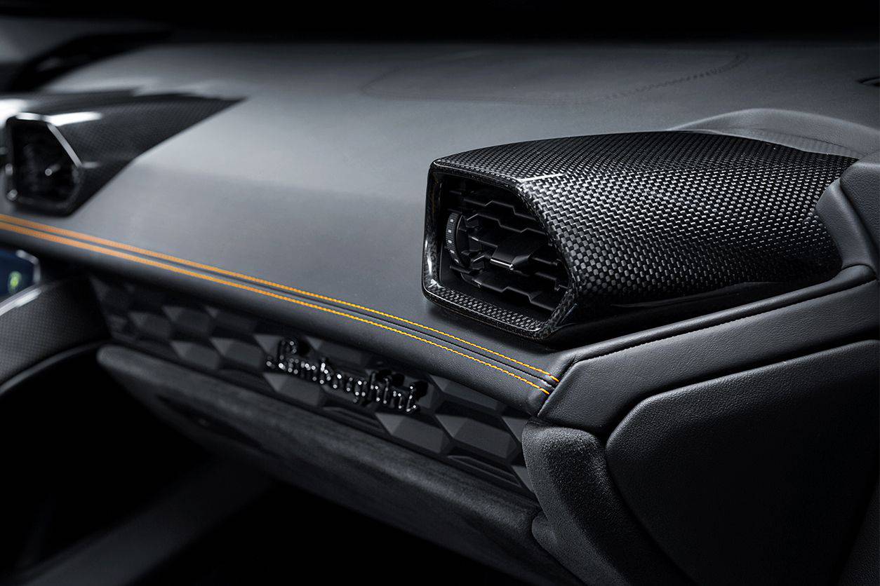 Carbonado 2015-2019 Lamborghini Huracan LP610  LP580  EVO OEM Style Autoclave Carbon Fiber AC Panel Trim