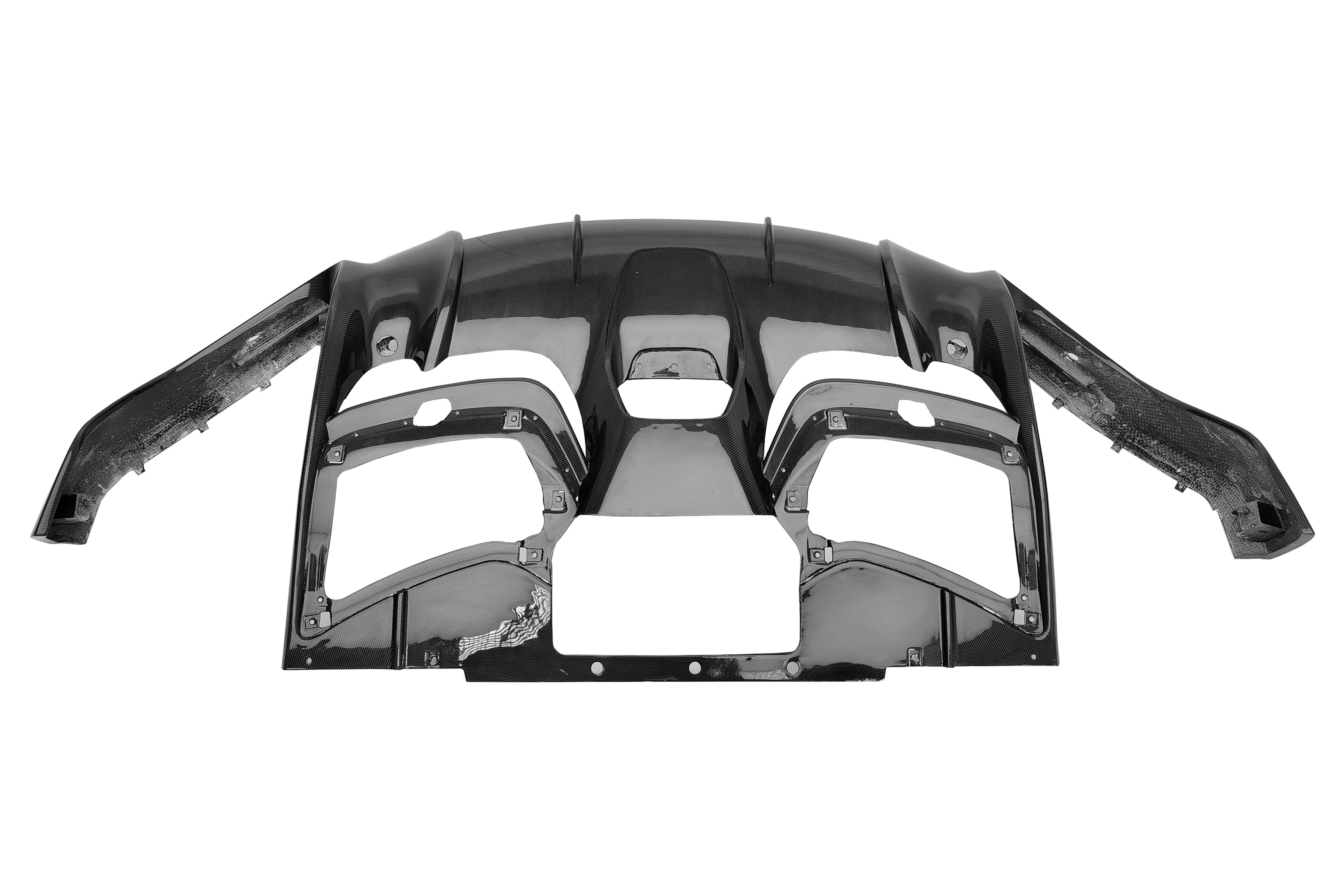 Carbonado 2023-2025 Ferrari Purosangue FUV Type F175 OEM Style Dry Carbon Fiber Rear Diffuser