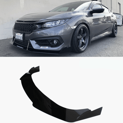 Aeroflow Dynamics Splitter V3 (2016-2019 Honda Civic Sedan)