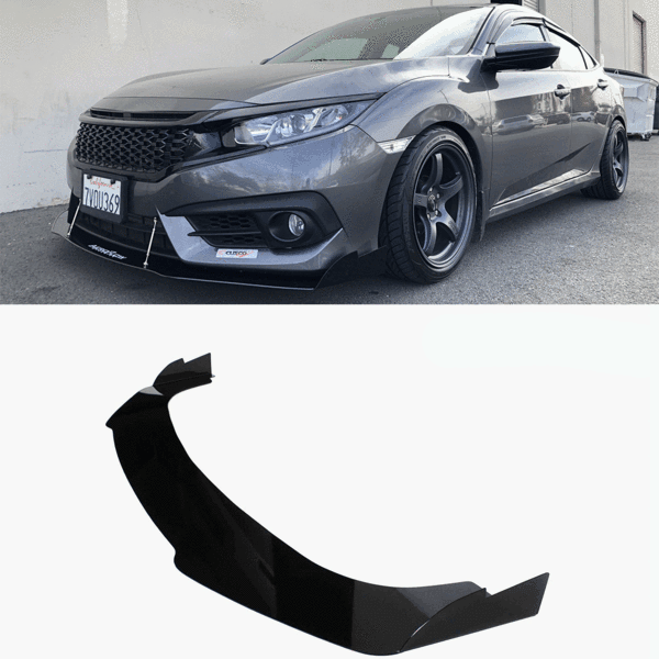 Aeroflow Dynamics Splitter V3 (2016-2019 Honda Civic Sedan)