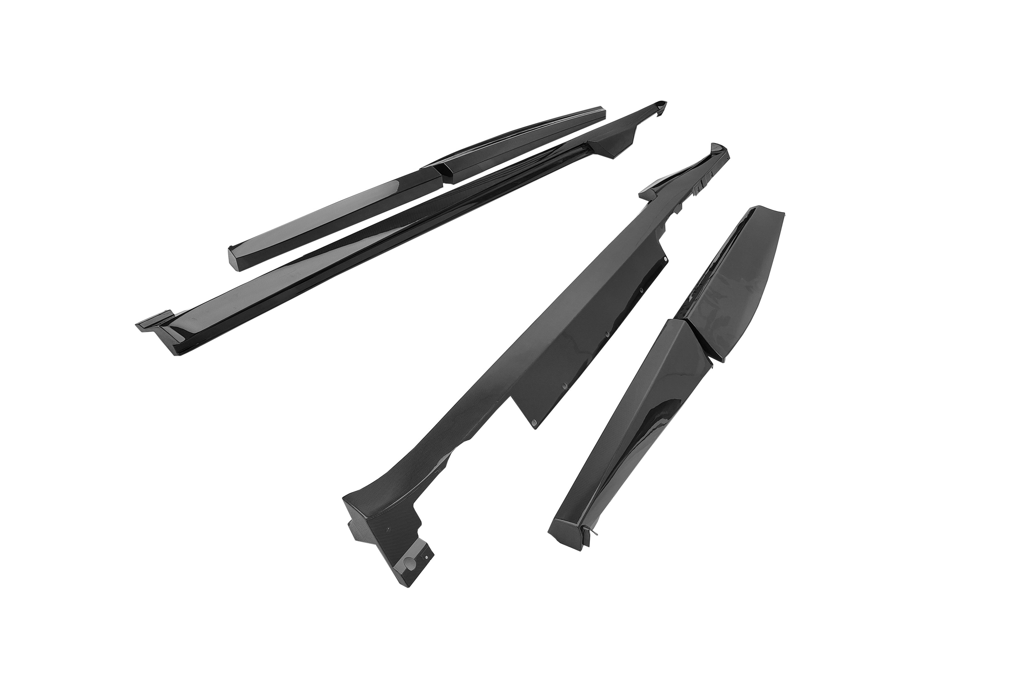 Carbonado 2023-2025 Ferrari Purosangue FUV Type F175 OEM Style Dry Carbon Fiber Side skirts