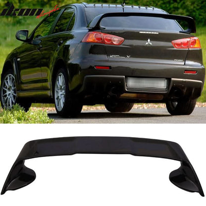 K2 Industries #X42 Tarmac Black Rear Spoiler Wing | 2008-2017 Mitsubishi Lancer Evolution X