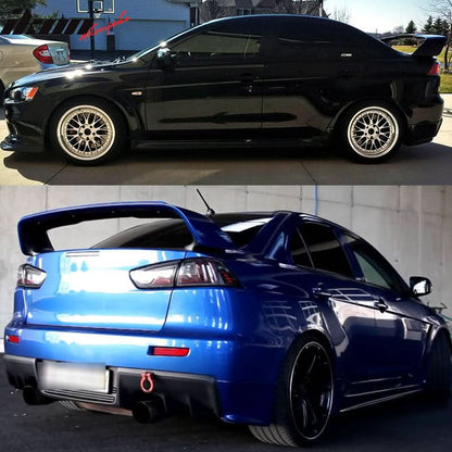 K2 Industries #X42 Tarmac Black Rear Spoiler Wing | 2008-2017 Mitsubishi Lancer Evolution X