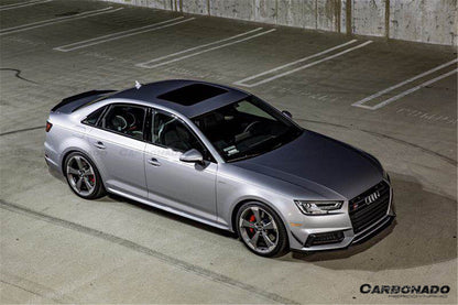Faldón delantero de fibra de carbono estilo MD para Audi B9 A4 Sport S4 Carbonado 2017-2018