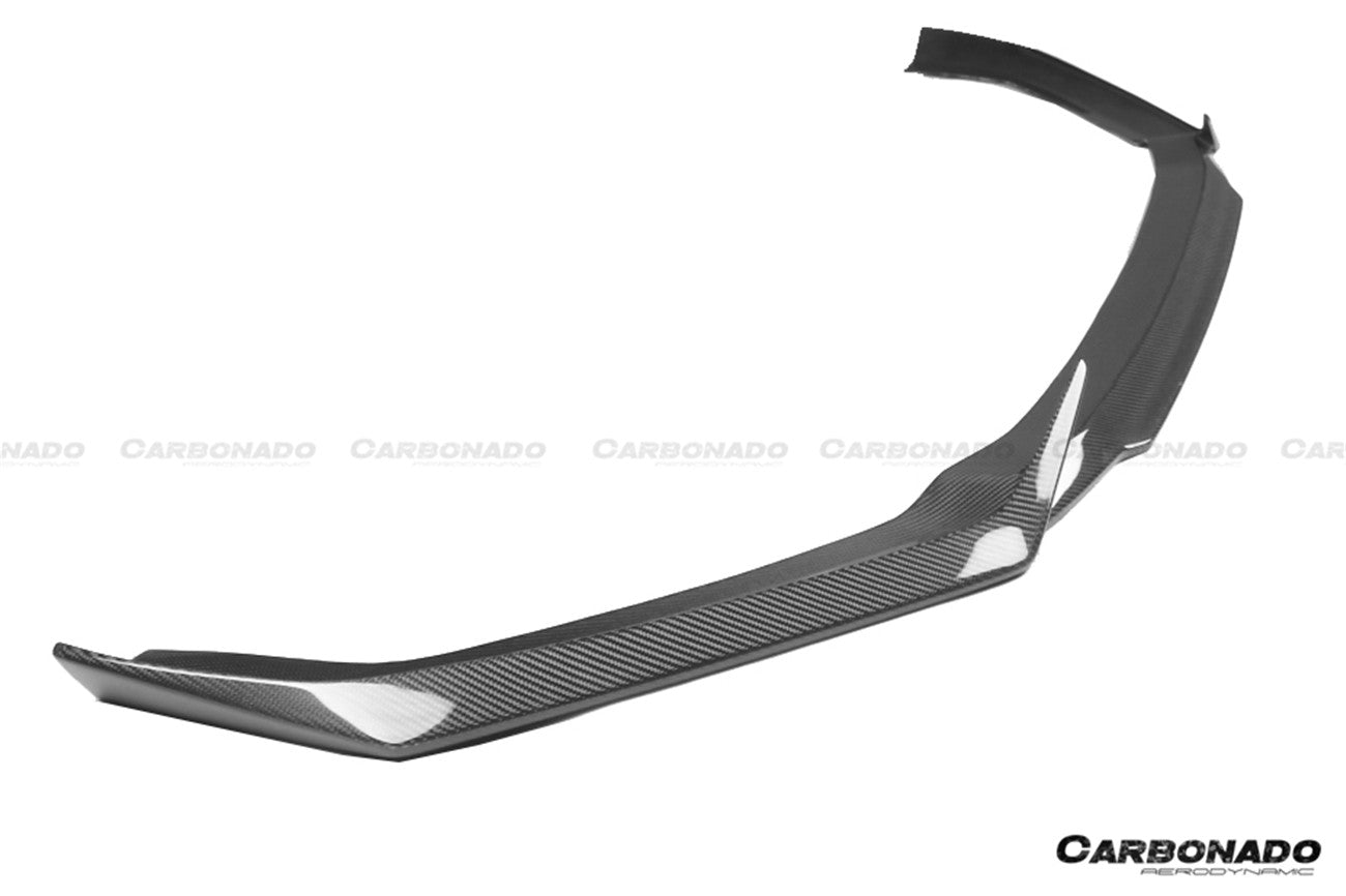 Faldón delantero de fibra de carbono estilo MD para Audi B9 A4 Sport S4 Carbonado 2017-2018