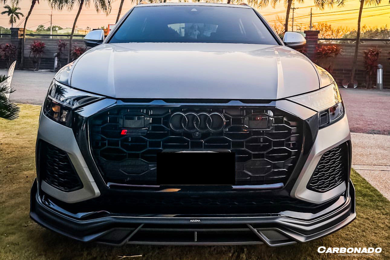 Carbonado 2020-2023 Audi RSQ8 AD Style Dry Carbon Fiber Front Lip Splitter