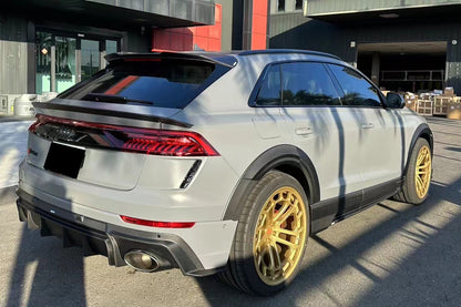 Carbonado 2020-2023 Audi RSQ8 AD Style Dry Carbon Fiber Fender Flare Wheel Trims