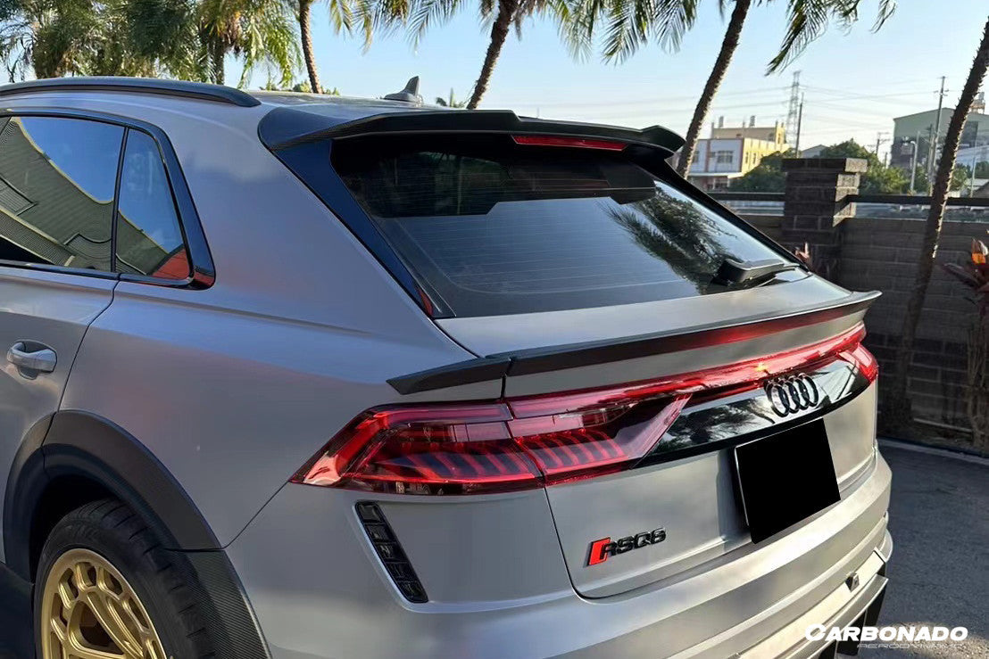 Carbonado 2020-2023 Audi RSQ8 AD Style Dry Carbon Fiber Roof Spoiler
