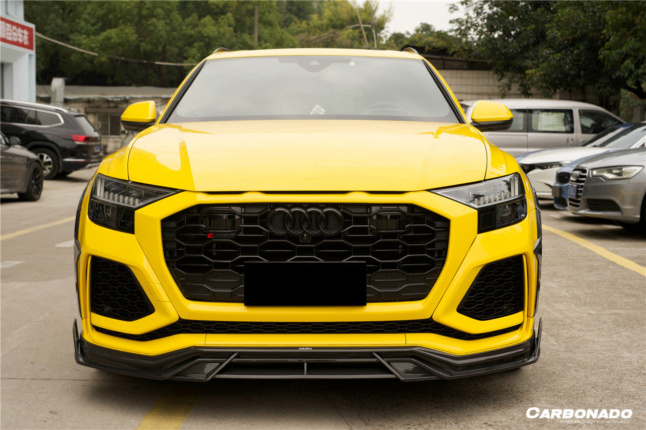Carbonado 2020-2023 Audi RSQ8 AD Style Dry Carbon Fiber Front Lip Splitter