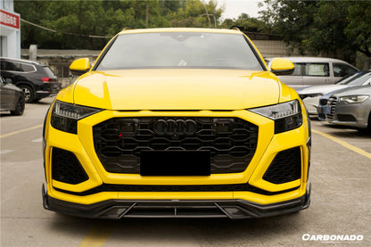 Carbonado 2020-2023 Audi RSQ8 AD Style Dry Carbon Fiber Front Lip Splitter