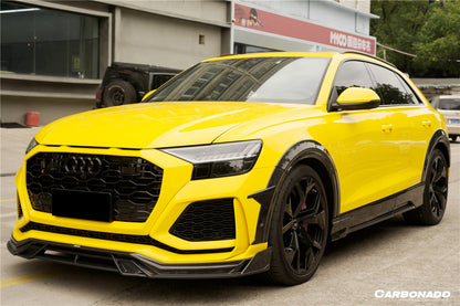 Carbonado 2020-2023 Audi RSQ8 AD Style Dry Carbon Fiber Front Lip Splitter