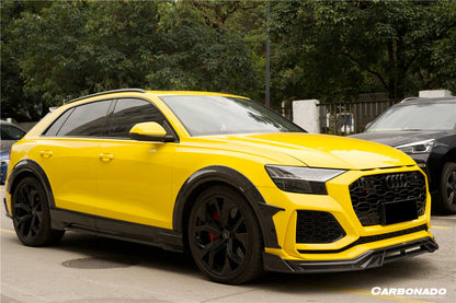 Carbonado 2019-2023 Audi Q8  SQ8  RSQ8 AD Style Dry Carbon Fiber Side Skirts
