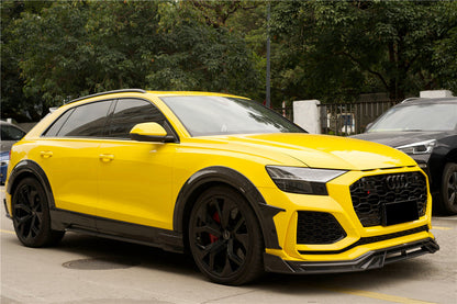 Carbonado 2020-2023 Audi RSQ8 AD Style Dry Carbon Fiber Fender Flare Wheel Trims