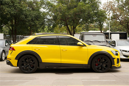 Carbonado 2020-2023 Audi RSQ8 AD Style Dry Carbon Fiber Fender Flare Wheel Trims
