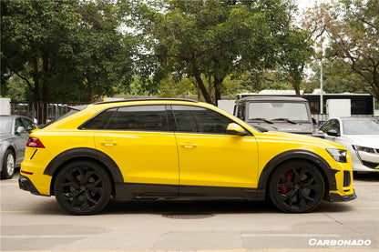 Carbonado 2019-2023 Audi Q8  SQ8  RSQ8 AD Style Dry Carbon Fiber Side Skirts