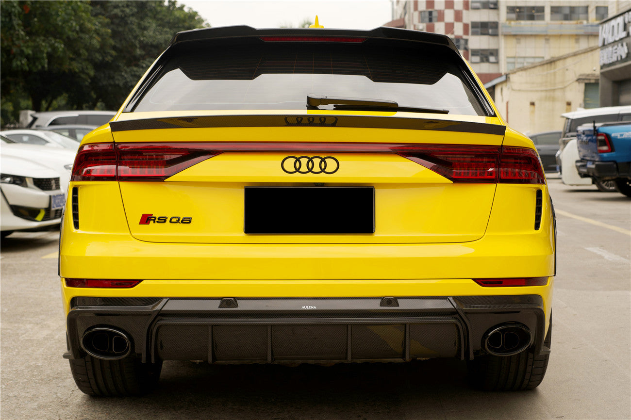 Carbonado 2020-2023 Audi RSQ8 AD Style Dry Carbon Fiber Rear Diffuser Lip