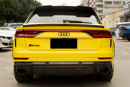 Carbonado 2020-2023 Audi RSQ8 AD Style Dry Carbon Fiber Rear Diffuser Lip