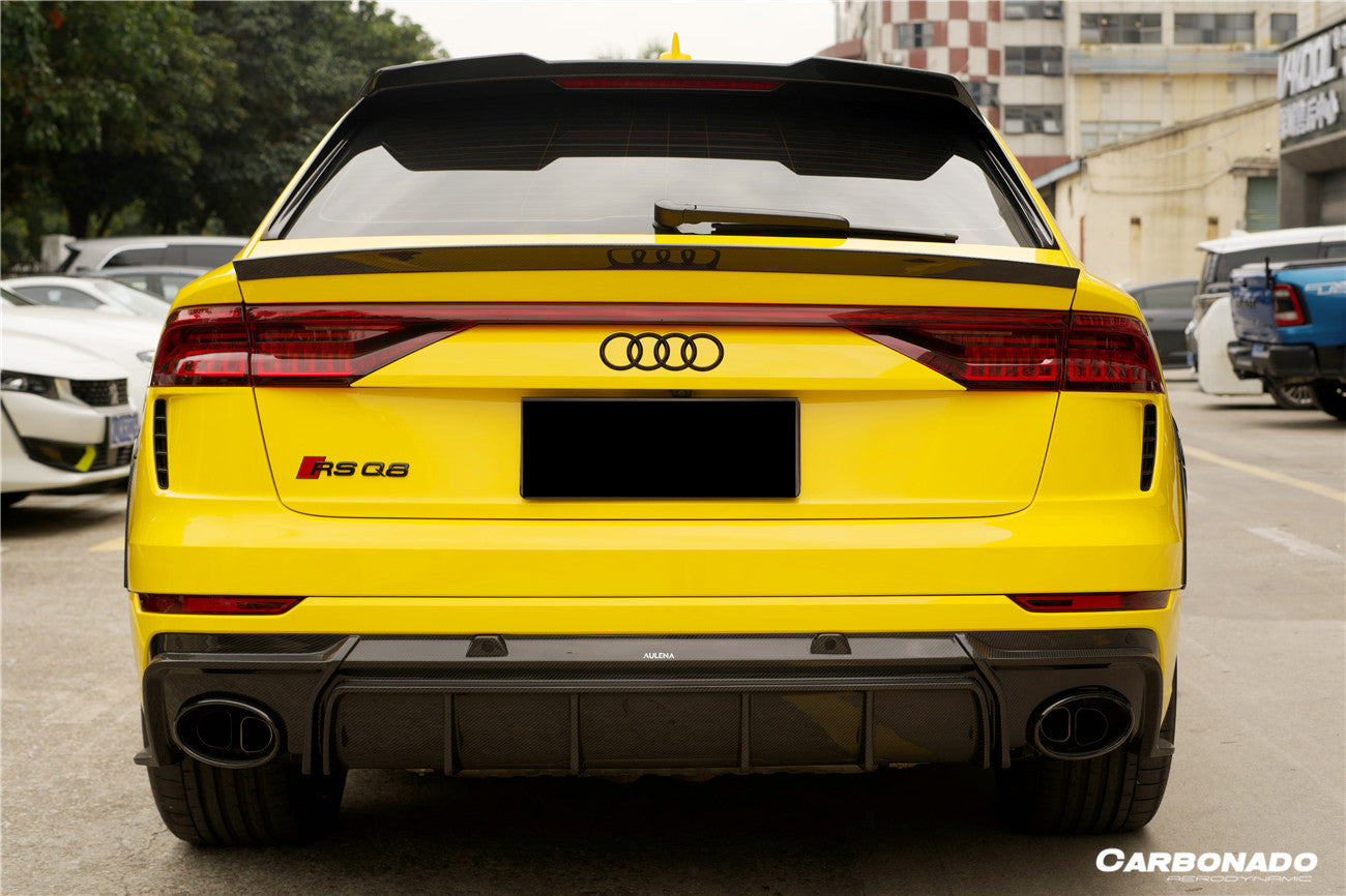 Carbonado 2020-2023 Audi RSQ8 AD Style Dry Carbon Fiber Rear Diffuser Lip