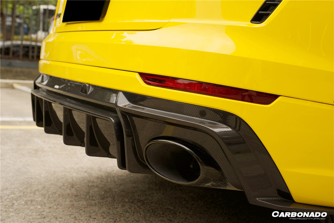 Carbonado 2020-2023 Audi RSQ8 AD Style Dry Carbon Fiber Rear Diffuser Lip