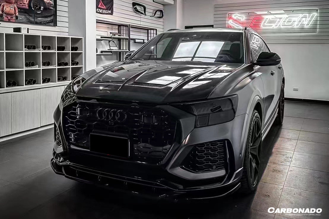 Carbonado 2019-2023 Audi Q8  SQ8  RSQ8 AD Style Dry Carbon Fiber Hood