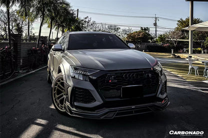 Carbonado 2020-2023 Audi RSQ8 AD Style Dry Carbon Fiber Front Lip Splitter