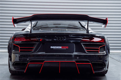 DarwinPRO 2016-2018 Audi R8 Coupe & Spyder IMPII Part Carbon Fiber Rear Bumper