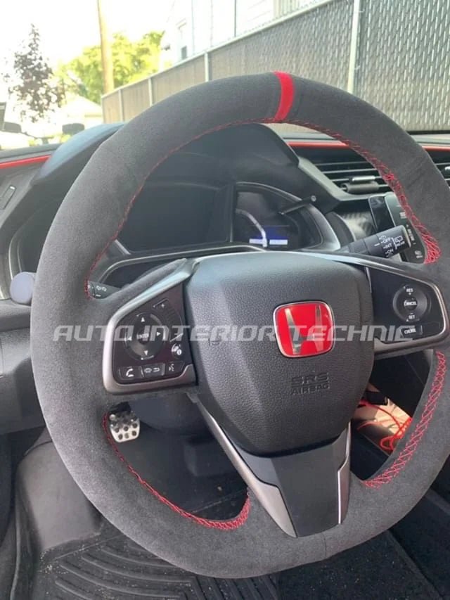 Auto Interior Technic Steering Wheel Wrap (FK8 Type R) - Auto Interior Technic