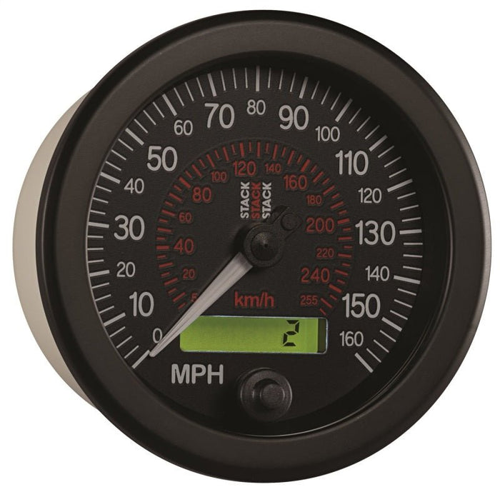 Autometer Stack Instruments 88MM 0-160 MPH / 260 KM/H Programmable Spe ...