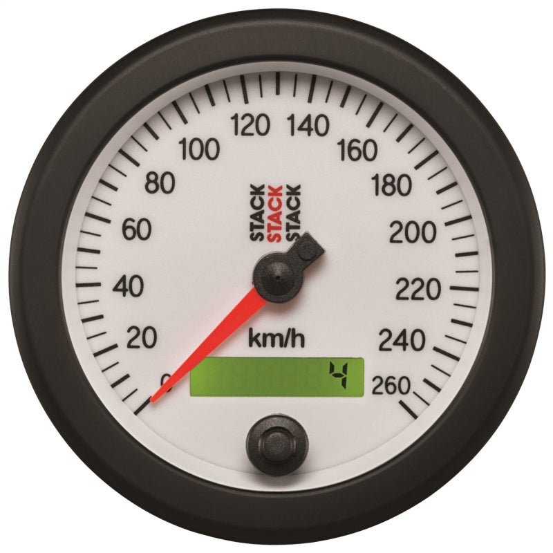 Autometer Stack Instruments 88MM 0-260 KM/H Programmable Speedometer ...