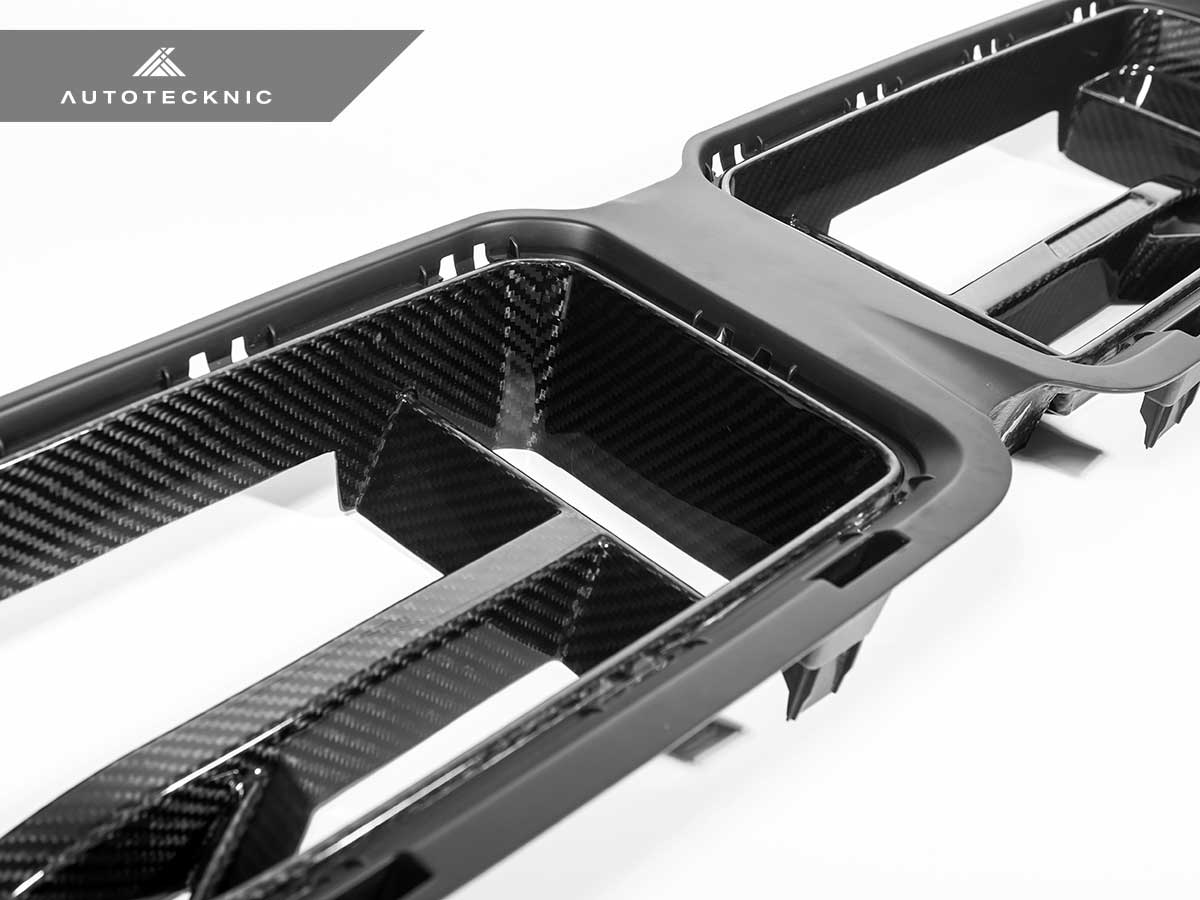 AutoTecknic Dry Carbon Club Sport Front Grille - G87 M2 - 12
