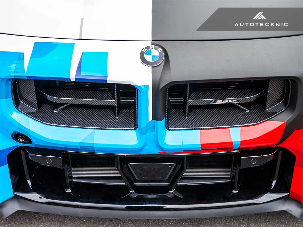 AutoTecknic Dry Carbon Club Sport Front Grille - G87 M2 - 7
