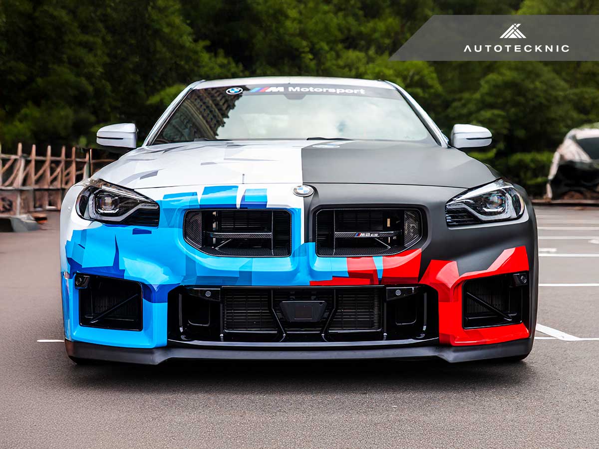 AutoTecknic Dry Carbon Club Sport Front Grille - G87 M2 - 10