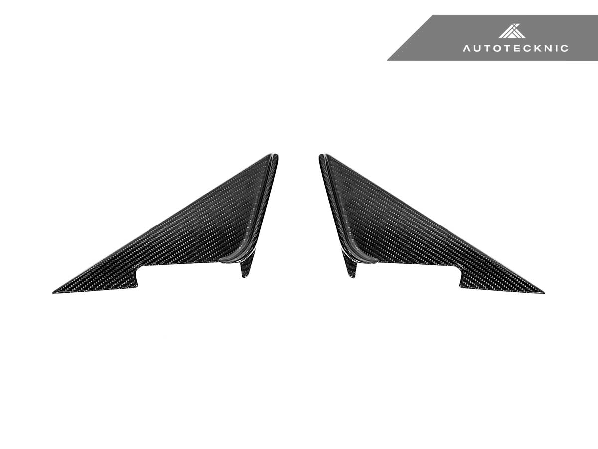 AutoTecknic Dry Carbon Side Mirror Wind Deflector Set - G87 M2 - 8